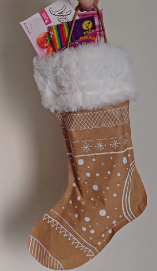 北欧風クリスマス靴下